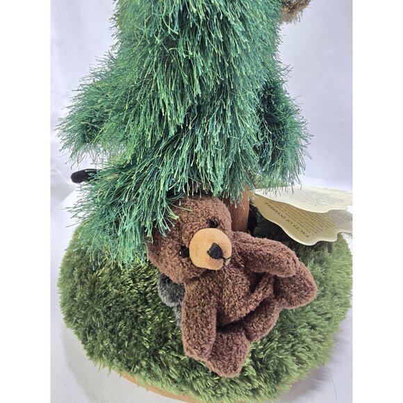 NWT FOLKMANIS SEQUOIA TREE PLAYSET Finger Hand Puppet W/ 6 Animals Pretend Play - Picture 6 of 14